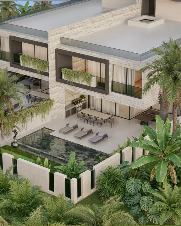 Pool courtyard, No:01